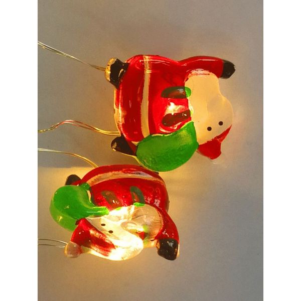 CORDÃO PAPAI NOEL LED - LUZ AMARELA