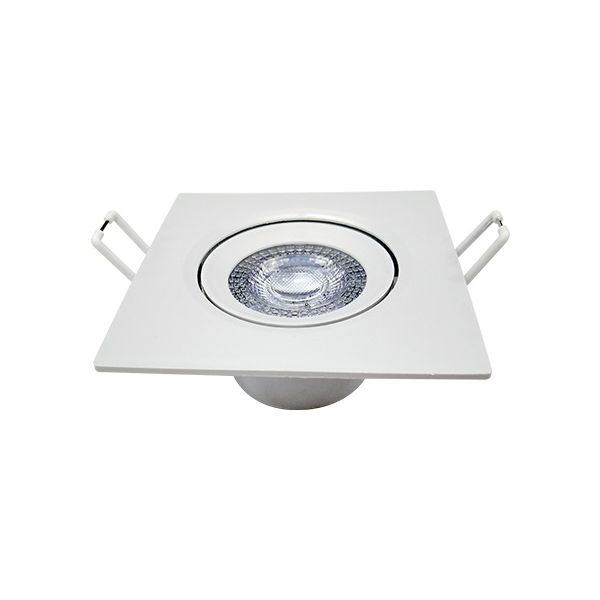 SPOT LED SUPIMPA QUADRADO DE EMBUTIR 3000K - LUZ AMARELA