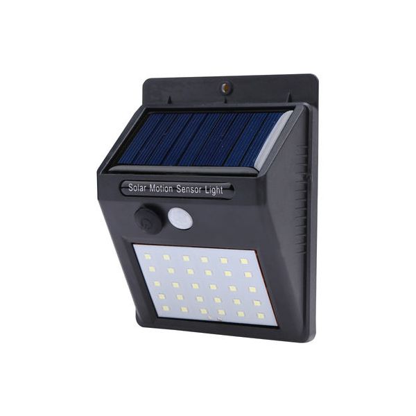 LUMINÁRIA SOLAR EXTERNA P/ JARDIM COM 20 LEDS