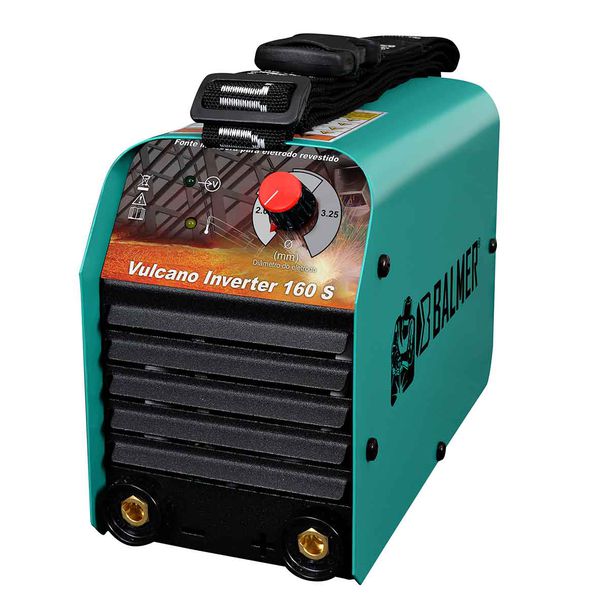 MÁQUINA DE SOLDA VULCANO INVERTER 160S MONOFÁSICA 220V