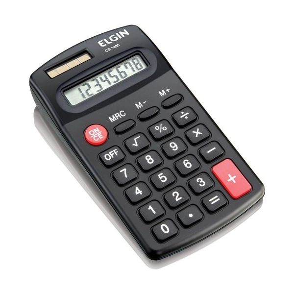 CALCULADORA PEQUENA DE BOLSO 8 DÍGITOS