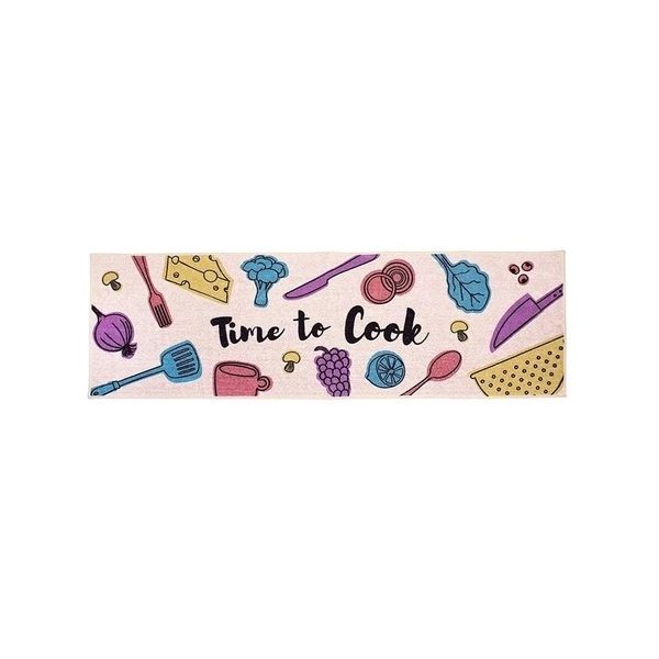 TAPETE COTTON GOURMET TIME 50X160CM