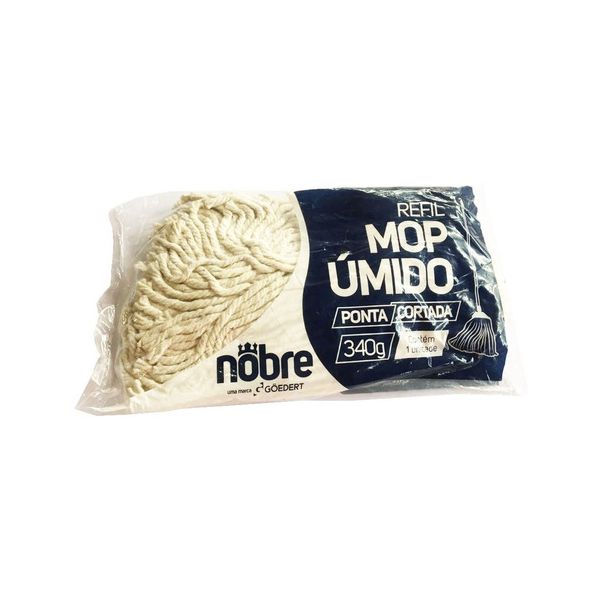 REFIL PARA MOP ÚMIDO COM PONTA CORTADA 340G