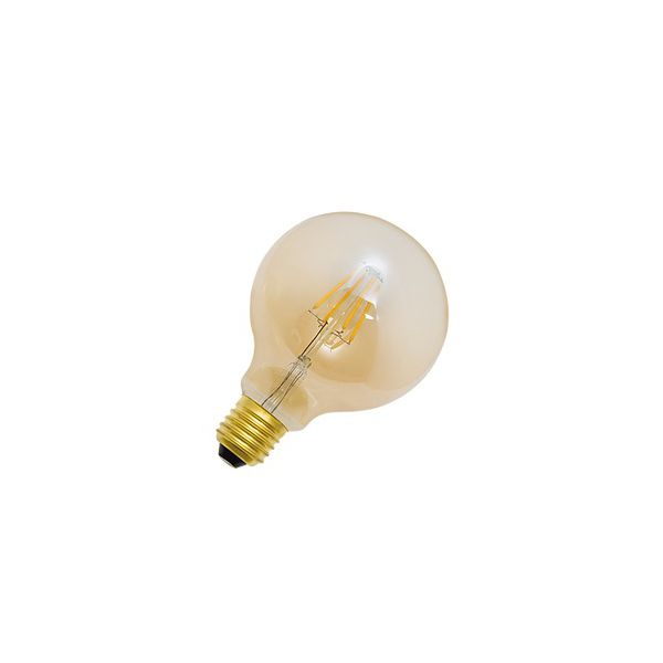 LÂMPADA LED MINI BALLON 4W ÂMBAR BIVOLT