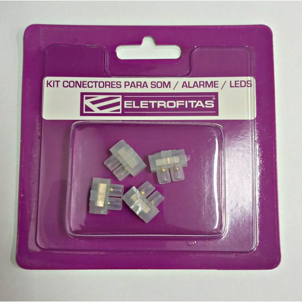 KIT CONECTORES PARA ELETROFITA SOM/ ALARME / LEDS