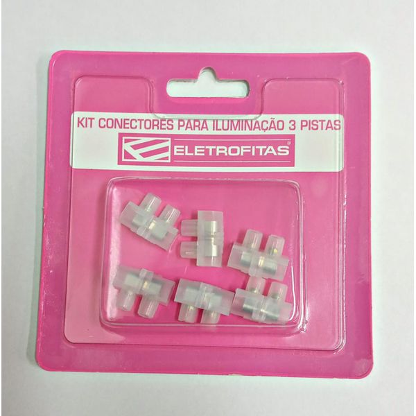 KIT CONECTORES PARA ELETROFITA 3 PISTAS 15A