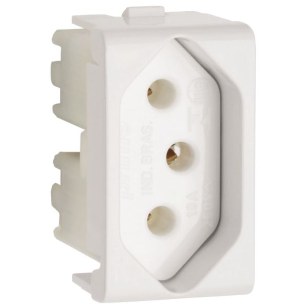 MÓDULO TOMADA 2P+T 20A/250V SCHN DECOR BRANCO