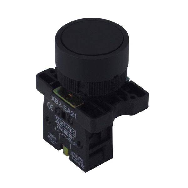 BOTÃO SIMPLES/PULSADOR PRETO 1NA XB2-EA21