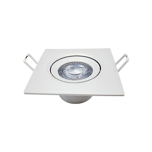 SPOT COB LED DIRECIONÁVEL SUPIMPA QUADRADO 400 LUMENS 5W BIVOLT 3000K