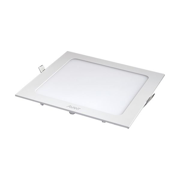 DOWNLIGHT SLIM QUADRAO DE EMBUTIR 1900 LUMENS 24W 3000K