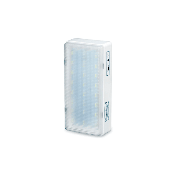 LUMINÁRIA DE EMERGÊNCIA 12 LEDS 100 LUMENS