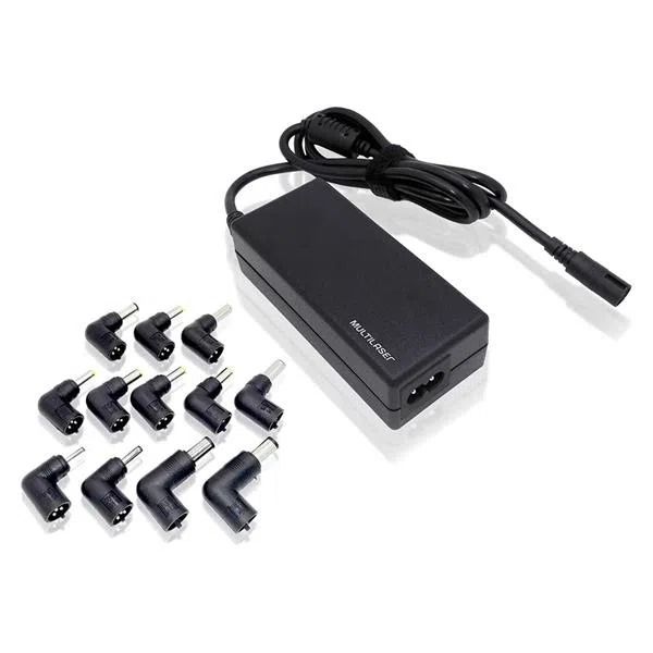 CARREGADOR NOTEBOOK COMPACTO 65W AUTOMÁTICO - 10 CONECTORES