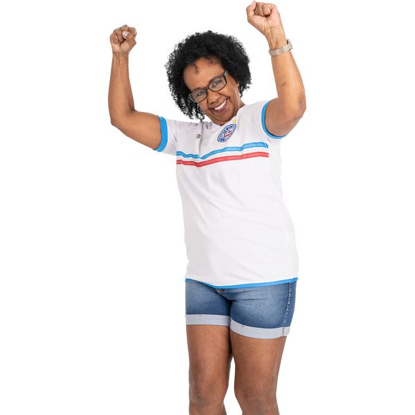 Camisa Feminina Torcedor I Bahia 2023 Branca