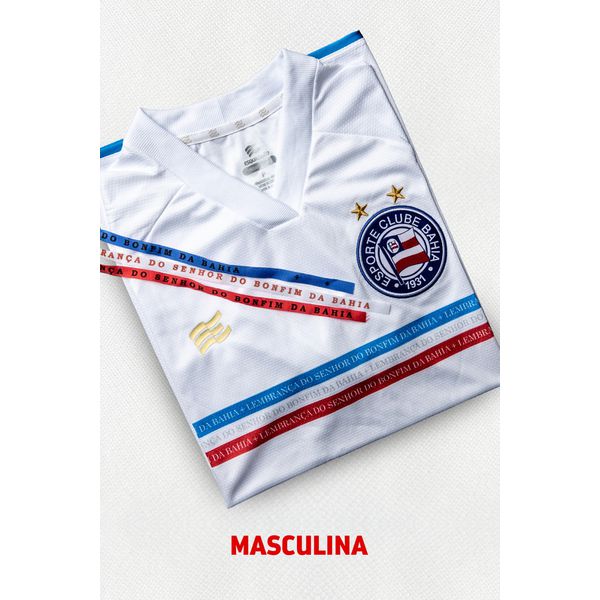 Camisa Masculina Jogo 1 Bahia 2023 Branca