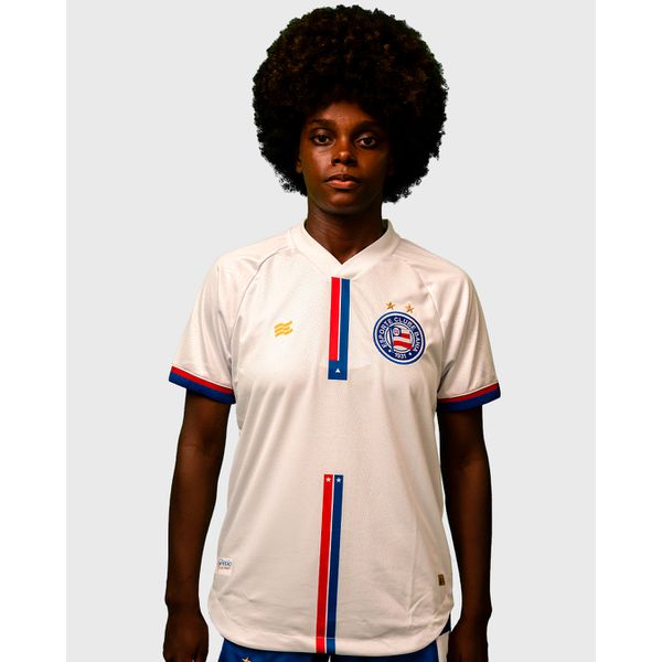 Camisa Feminina Jogo 1 2024 Sem Patrocinio Branca Bahia