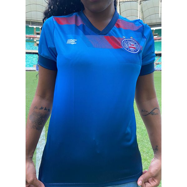 Camisa Treino Linha Bahia Azul Feminina