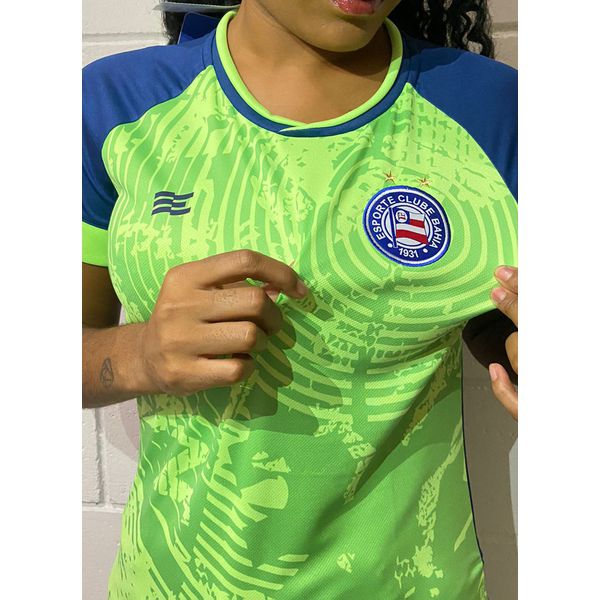 Camisa Aquecimento Bahia Verde Feminina