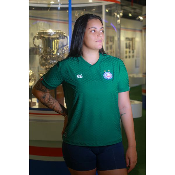 Camisa Feminina Goleiro I 2023 Bahia Verde