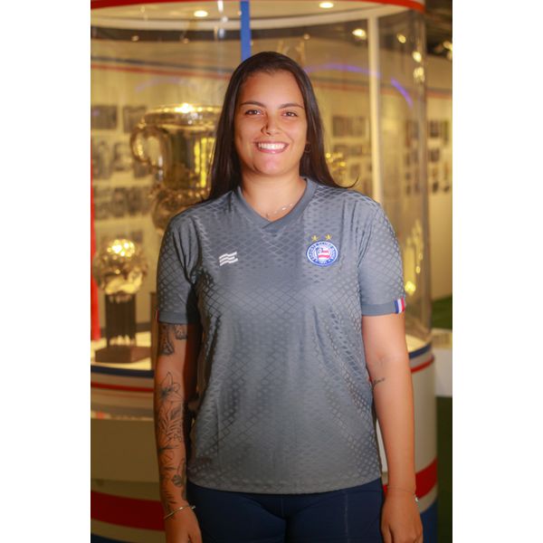 Camisa Feminina Goleiro II 2023 Bahia Cinza