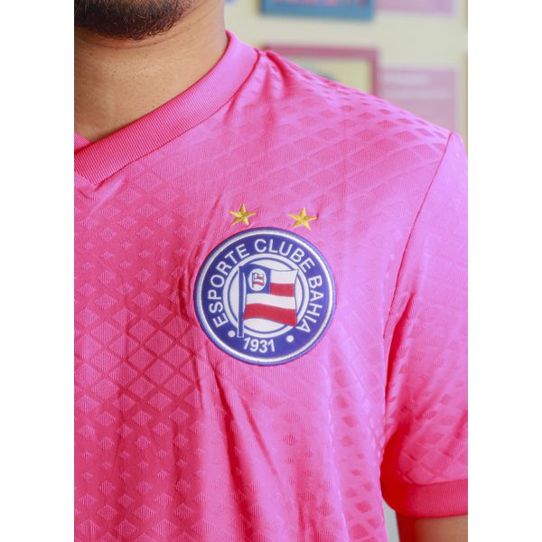 Camisa Masculina Goleiro III 2023 Bahia Rosa