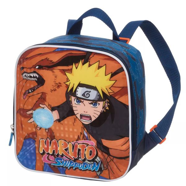 Lancheira Pacific Naruto Kurama Azul - Estampa Exclusiva