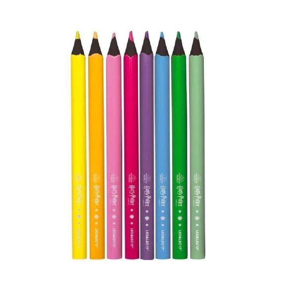 Lápis Sextavado Neon Harry Potter 8 Cores - Leo e Leo