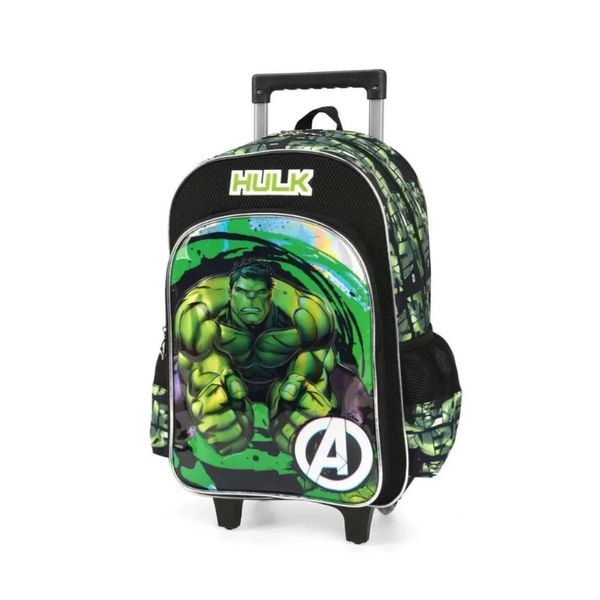 Mochila C/ Rodinhas Hulk - Luxcel