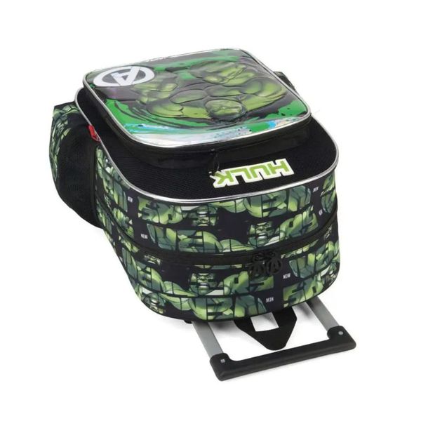 Mochila C/ Rodinhas Hulk - Luxcel