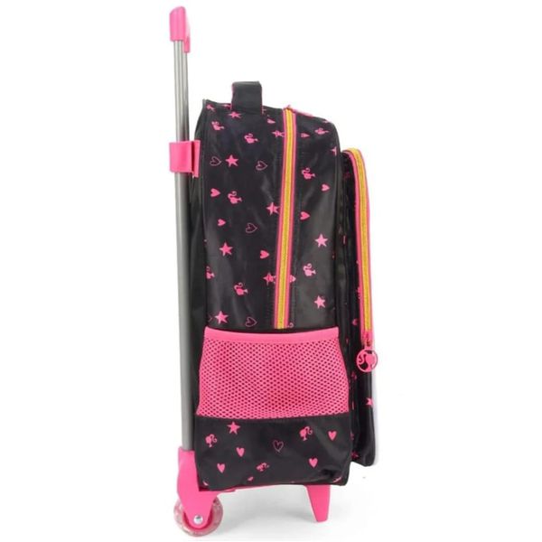Mochila Escolar Rodinha Barbie Brilha No Escuro Original - Luxcel