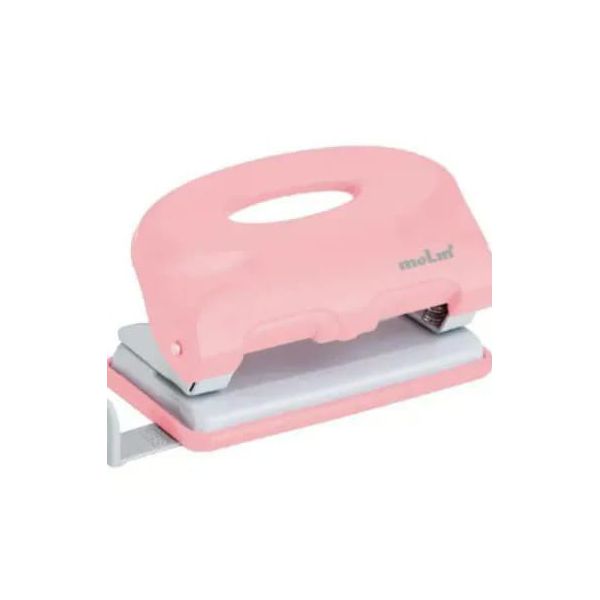 Perfurador New Style Rosa 2 Furos 10 Folhas Molin