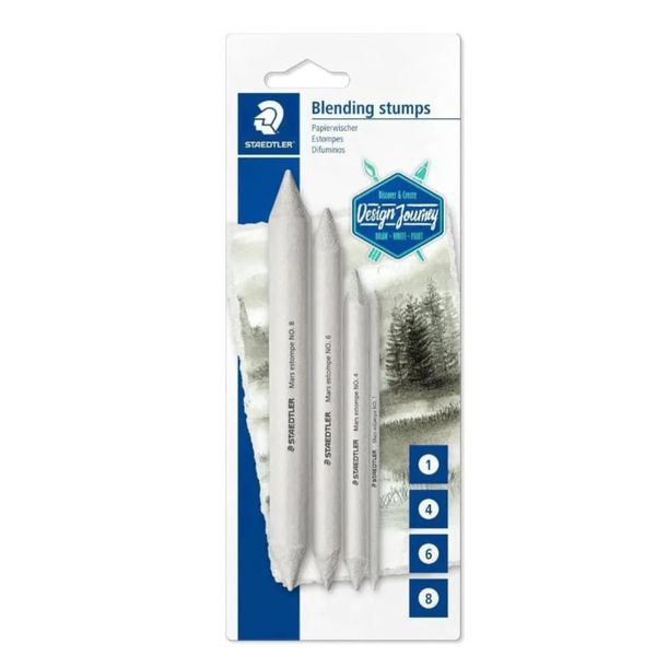 Kit Esfuminho Com 4 Peças Staedtler