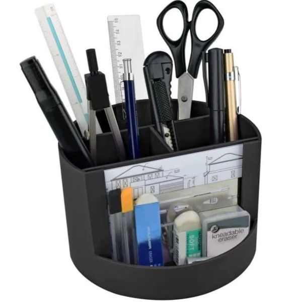 Organizador de Mesa Mix Organizer Cor Preto - Acrimet
