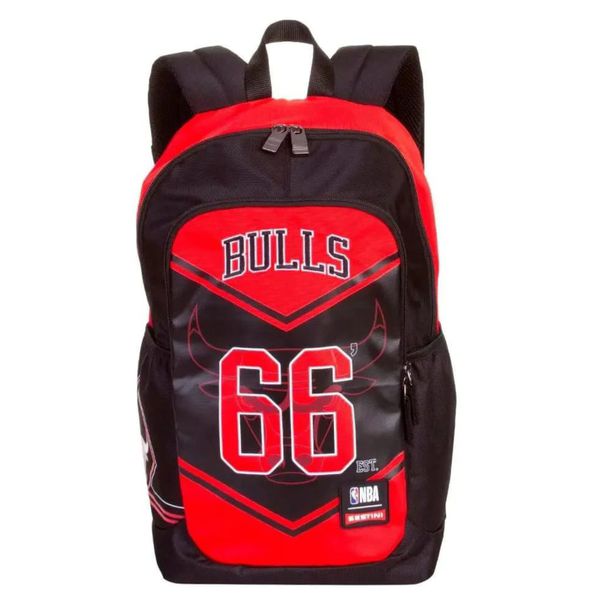 Mochila Sestini NBA Magic Chicago Bulls Preto e Vermelho - Sestini