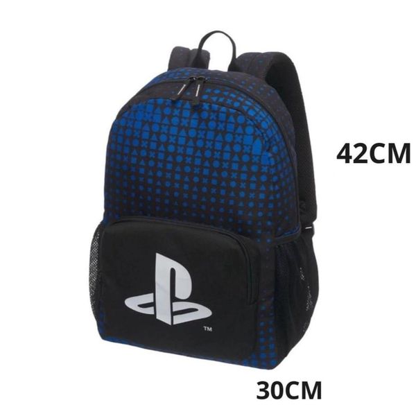 Mochila De Costas Playstation Gamer Waves - Pacific