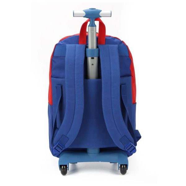 Mochila De Rodinhas Escolar Super Mario Game Luxcel