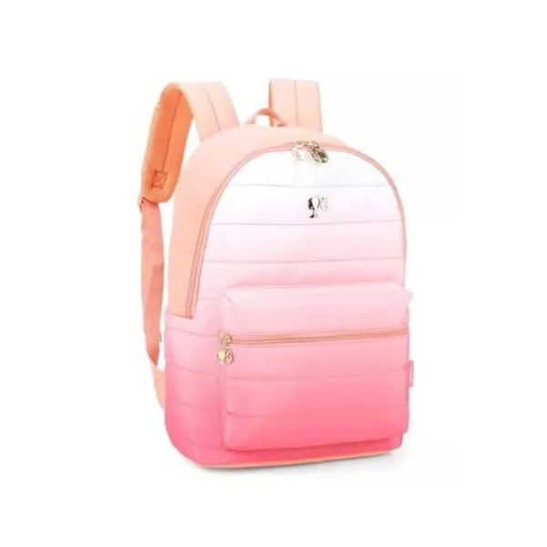 Mochila De Costas Rosa Em Degrade Barbie - Luxcel