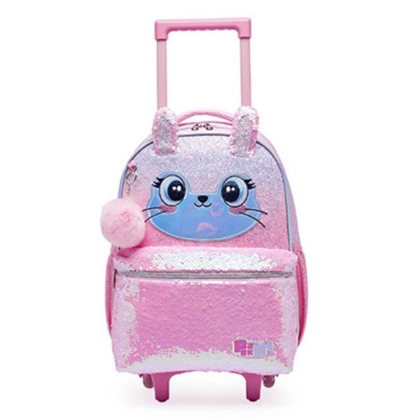 Mochila com Rodas Pack Me Cute Rosa - Alegria e Praticidade