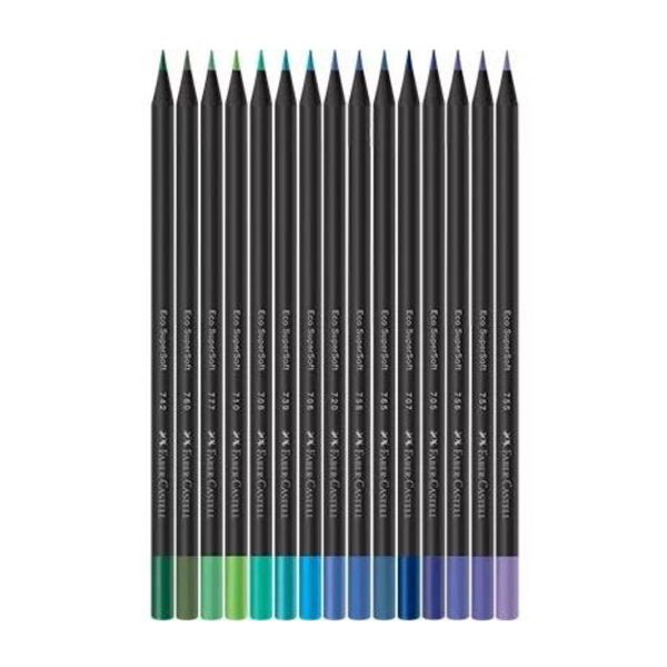  Lápis de Cor 15 Cores Soft Frias - Faber-Castell