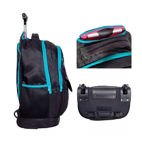 Mochila De Rodinhas Escolar Luluca Sort Clio