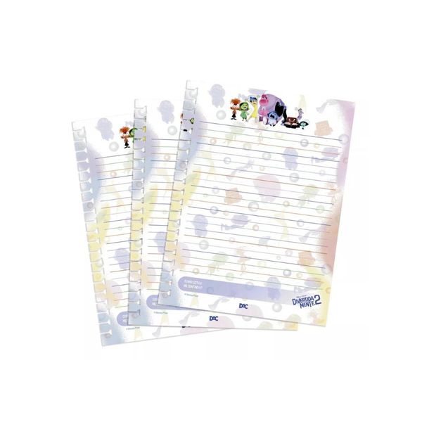 Caderno Divertida Mente 2 Smart Mini 10x1 80F DAC