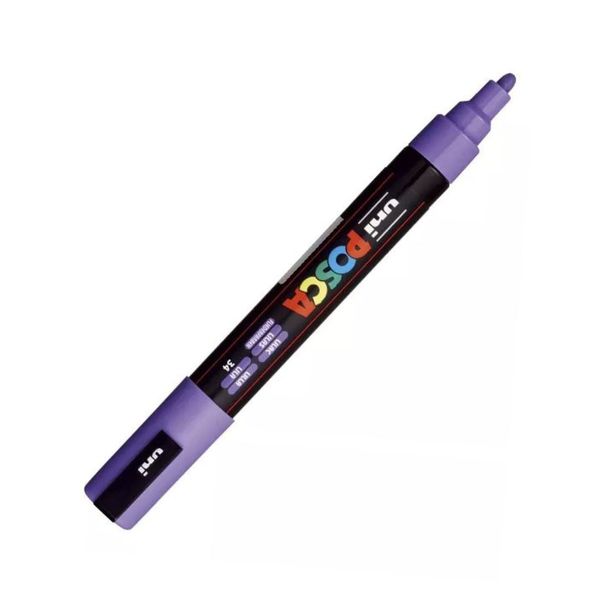 Marcador Multiuso Posca PC-5M Lilás Uni Mitsubishi
