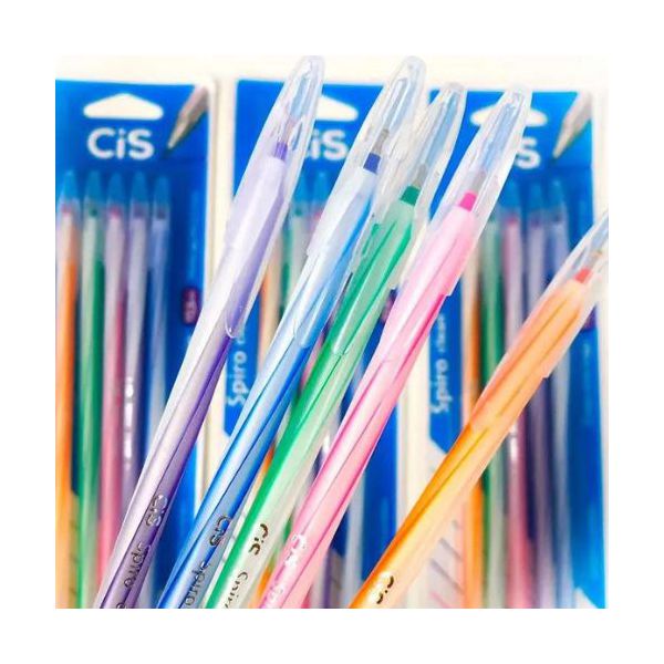 Kit de Canetas Esferográficas Spiro Clean 0.7mm - CIS