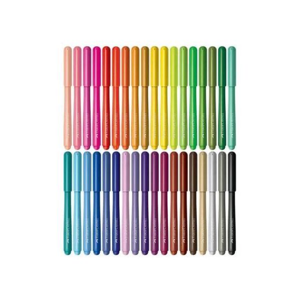 Caneta Hidrográfica Vai E Vem 36 Cores Faber-Castell