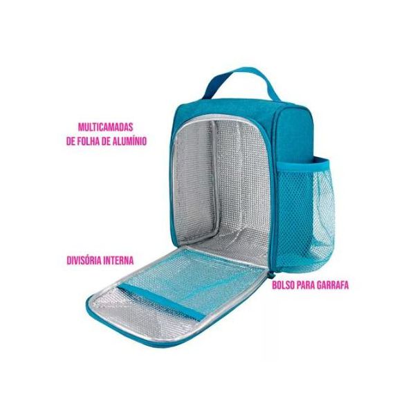 Bolsa Térmica Jacki Design Azul - Versátil e Estilosa