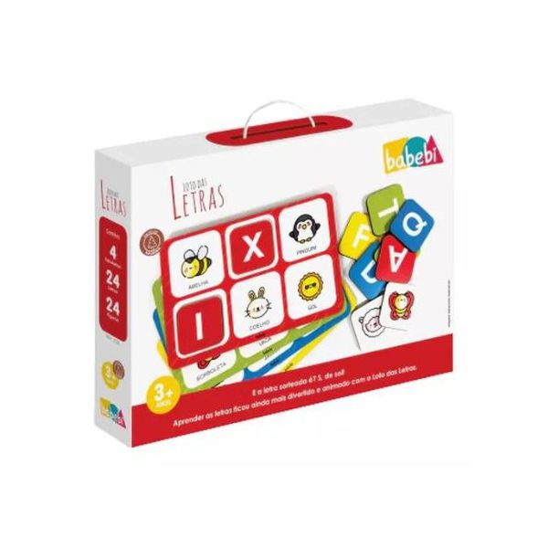 Jogo Educativo Loto das Letras Babebi