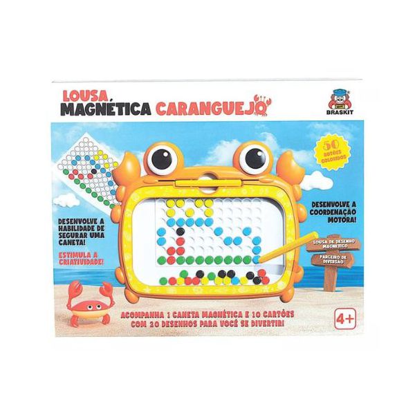 Lousa Magnética Infantil Caranguejo - Braskit