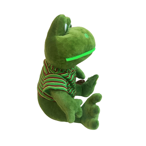 Sapo de Pelúcia com Roupa Sunn Toys