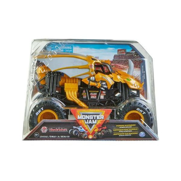 Bakugan Dragonoid Monster Jam Sunny - Edição Metal Amarelo