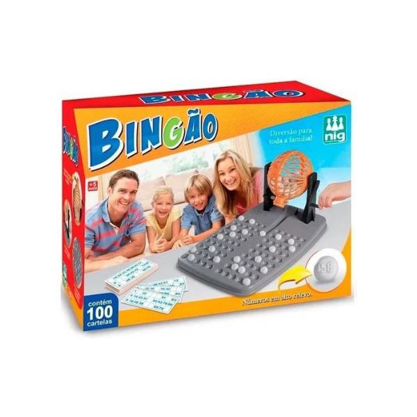 Bingão com 100 Cartelas Nig