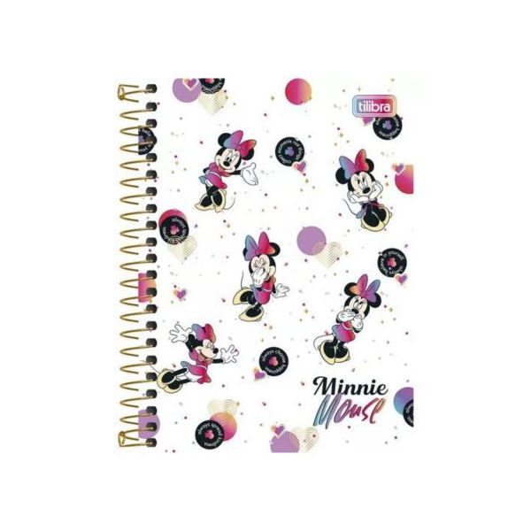 Caderno Espiral 1x1 Minnie Connect Tilibra 